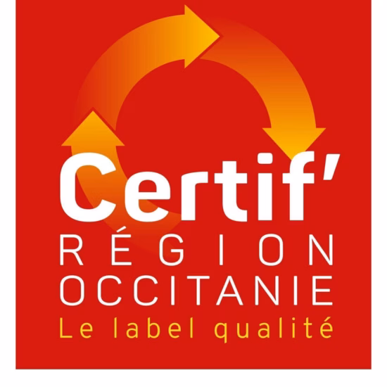 The logo of the French Certif’ Région Occitanie quality label.