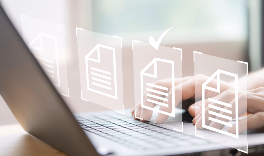 Digital documents are reviewed, managed, and validated as part of an online process.