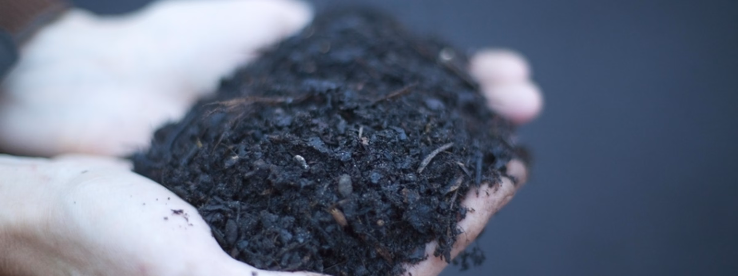 Organic soil material is being evaluated for research on soil quality and sustainability.