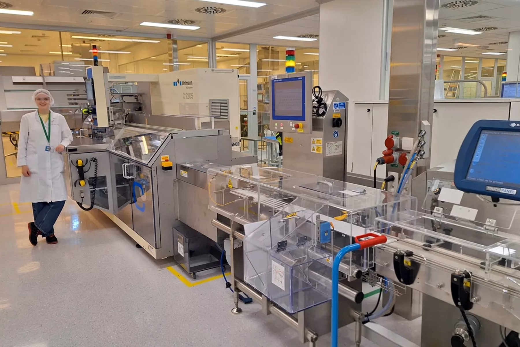 Experienced professional in Advipro laboratory with lab equipment