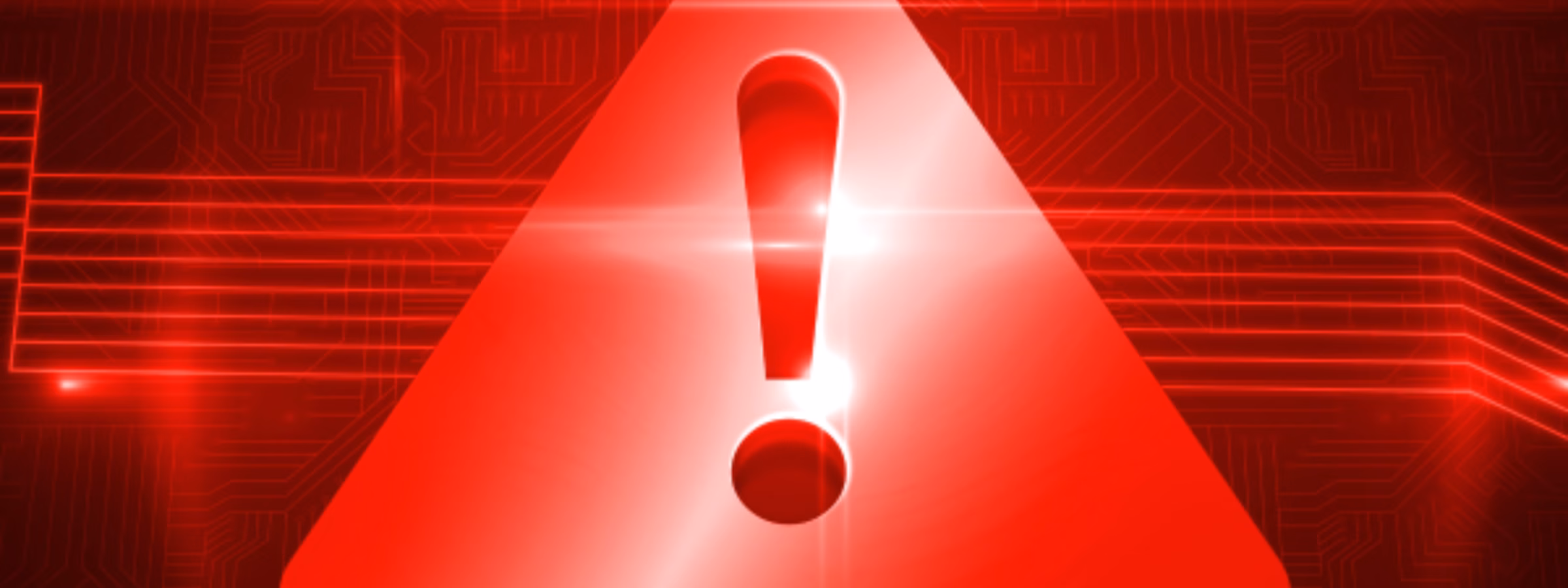 Ein rotes Warnsymbol mit einem Ausrufezeichen wird vor einem digitalen Hintergrund dargestellt und steht für Risikomanagement, Compliance-Überwachung, behördliche Warnmeldungen, Qualitätssicherung, Bedenken hinsichtlich der Produktsicherheit sowie die proaktive Erkennung potenzieller betrieblicher oder regulatorischer Probleme.