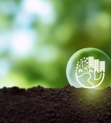 Eco friendly, green company culture concept. Carbon neutral and net zero target. Sustainable enviroment and business. Social responsibility. Build eco and green community. World environment day.