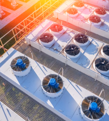 Grandes unités industrielles de ventilation et de refroidissement pour une qualité de l'air optimale sur les sites d'exploitation