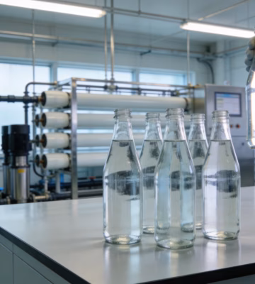 Watermonsters worden voorbereid voor analyse in een laboratoriumomgeving.