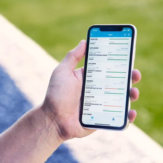 Une personne consulte une application mobile présentant un aperçu des notifications numériques et des tâches sur un smartphone.